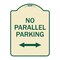 Signmission No Parallel Parking W/ Bidirectional Arrow Heavy-Gauge Aluminum Sign, 24" x 18", TG-1824-23820 A-DES-TG-1824-23820 - alternate 1